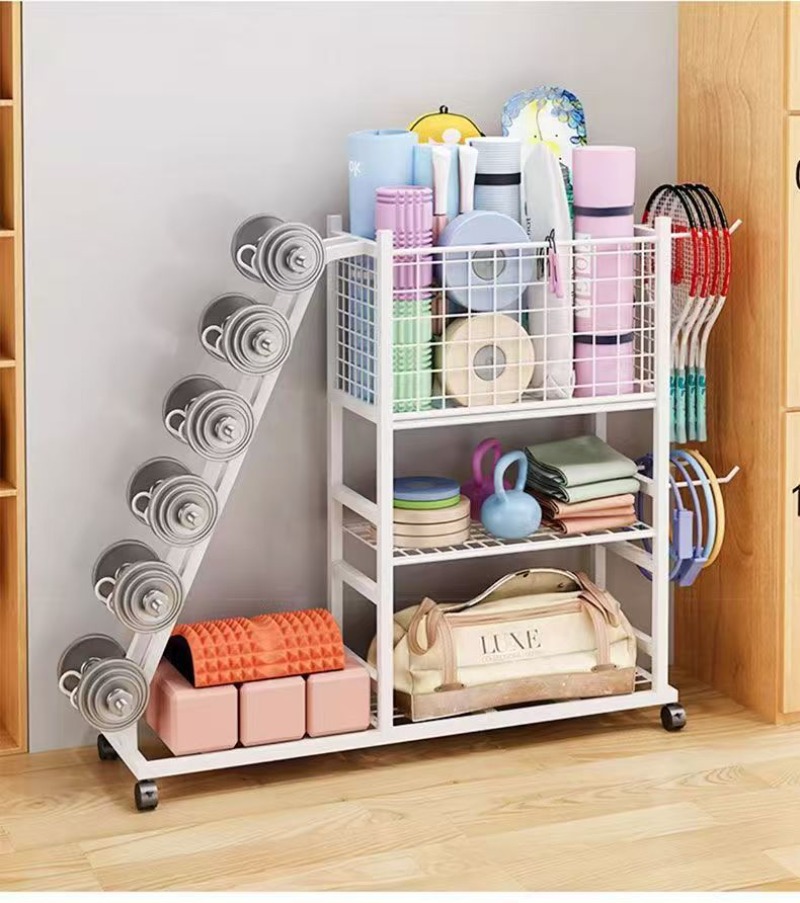 Sports Equipment Organizer Rack - Organizador de Armazenamento Doméstico Portátil com