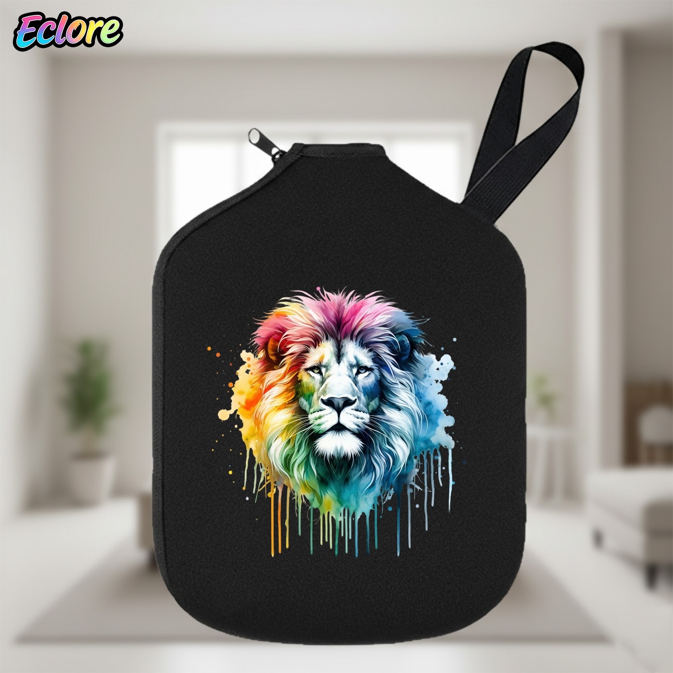 Pickleball Paddle - Bolsa colorida para raquete de pickleball