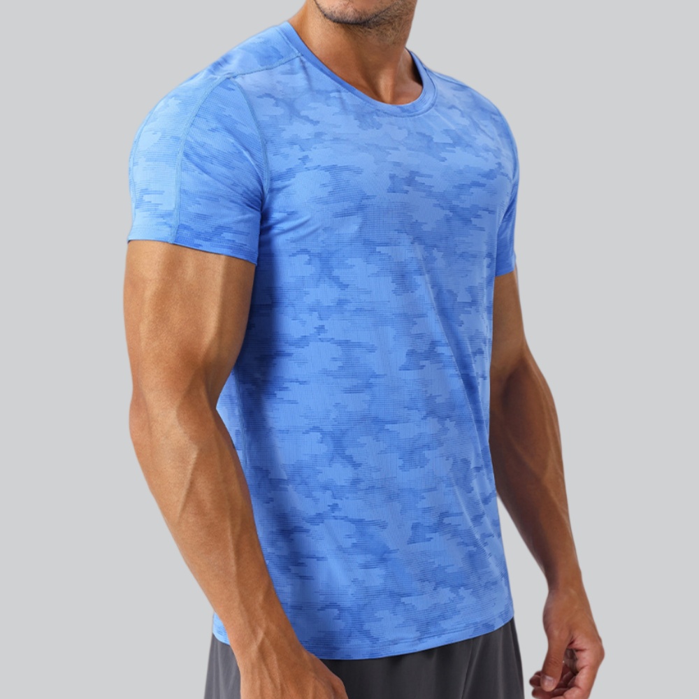 Sports Equipment Gym - Camiseta masculina com gola redonda, roupa