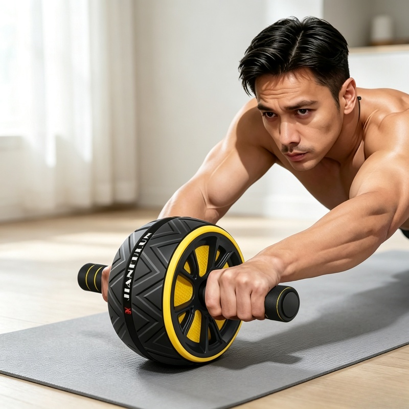 Sports Equipment Wholesale - Roda Abdominal com Empunhadura Antiderrapante, Treinador