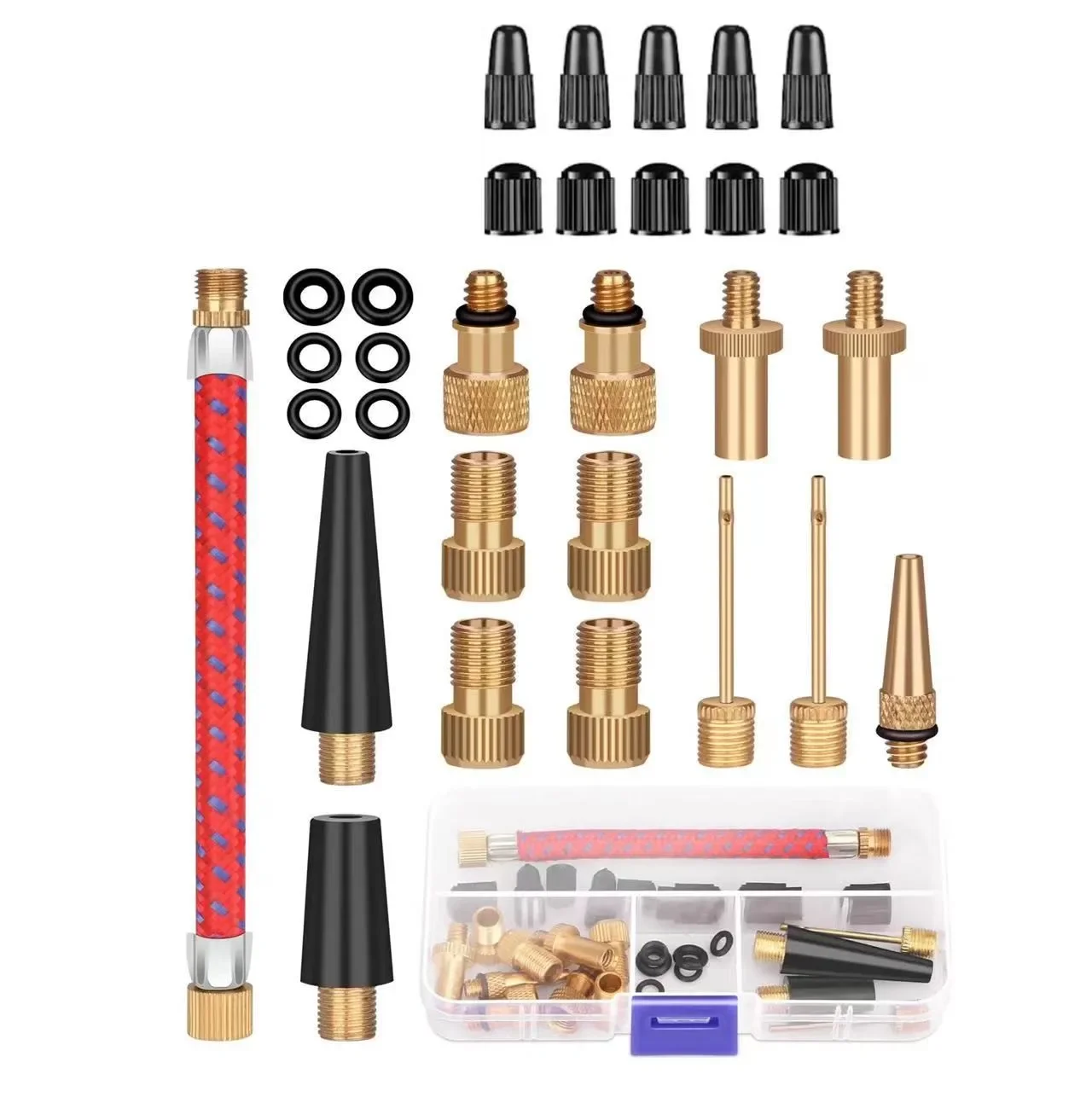 Basketball Pump Needle - Kit de adaptador de mangueira de