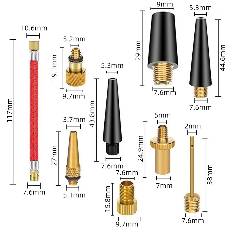 Kit de Inflador de Pneus de Bi - Basketball Pump Needle avaliação e preço