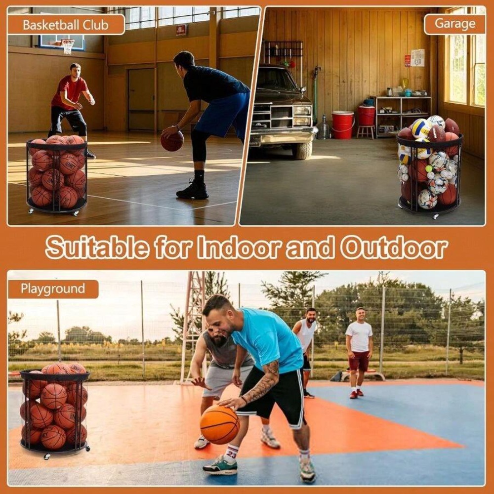 Carrinho Organizador de Bolas  - Sports Equipment Gym avaliação e preço