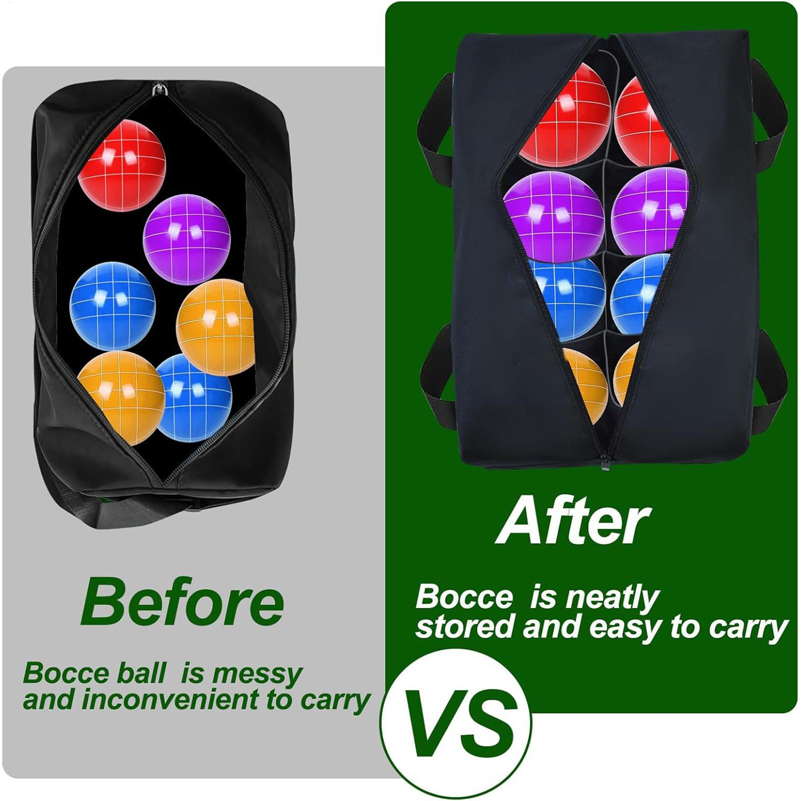 Sacos de bola 8 compartimentos - Bocce Ball Set avaliação e preço