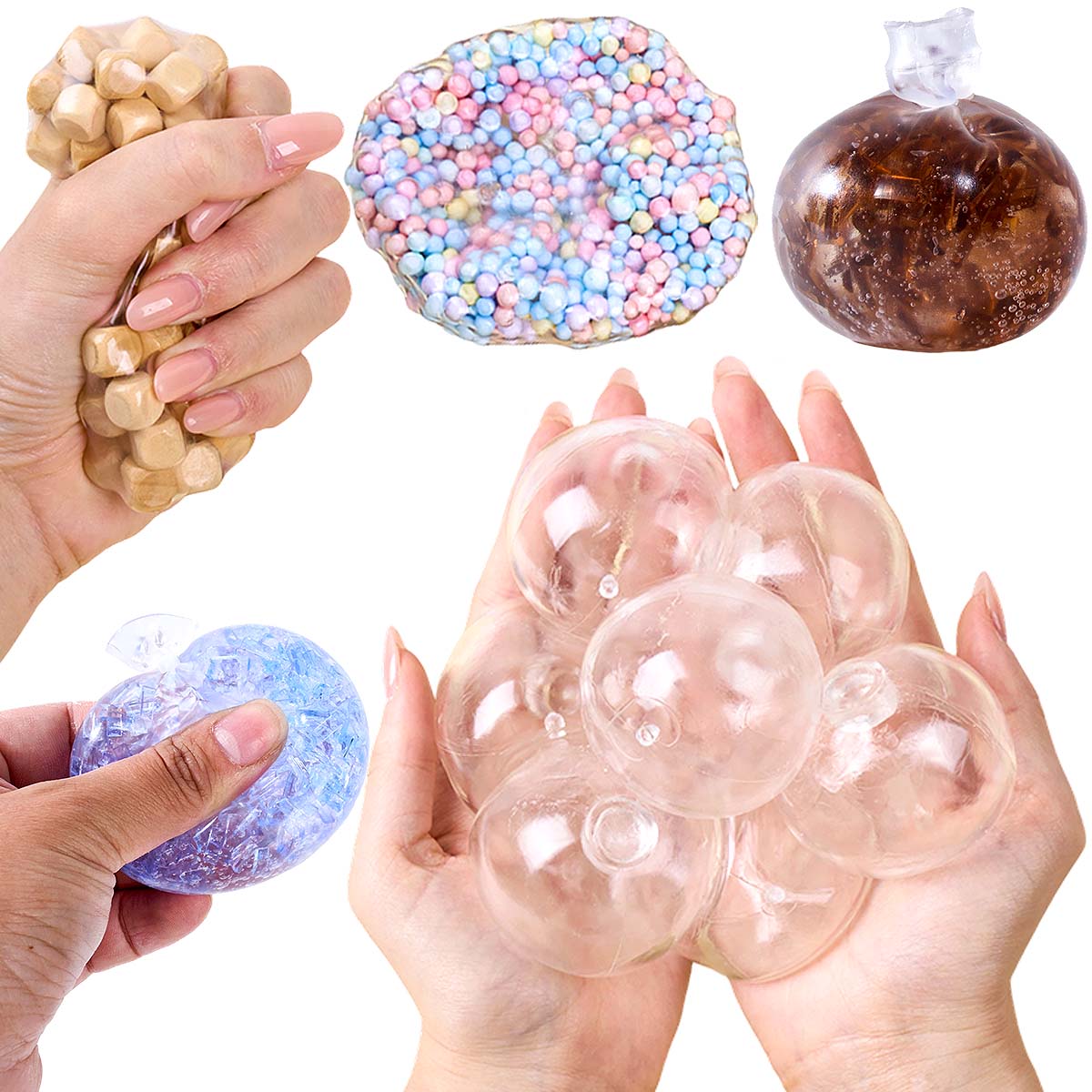 6 Peças de Bolas Vazias Transp - Bocce Ball Set avaliação e preço
