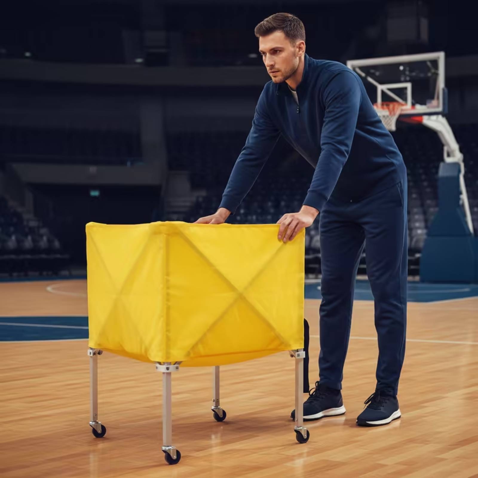 Carrinho de Bolas Dobrável Lev - Sports Equipment Gym avaliação e preço